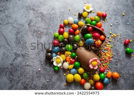 Easter sprinkles and sweets for Easter
