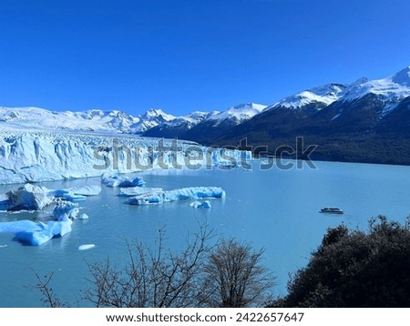 Perito Moreno Glacier views in Patagonia Argentina