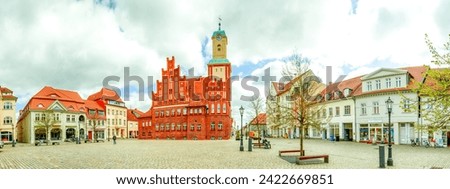 Old city of Wittstock Dosse, Germany 