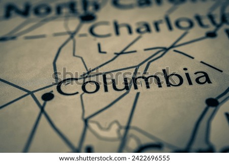 Charleston on the map of USA