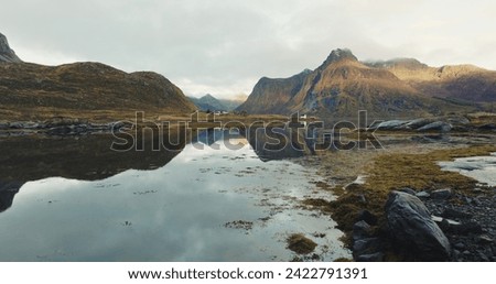 Tranquil Reflections: Lofoten's Natural Mirrors
