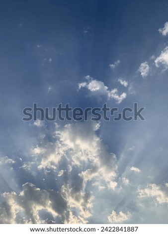 Image of the natural beauty of the sky