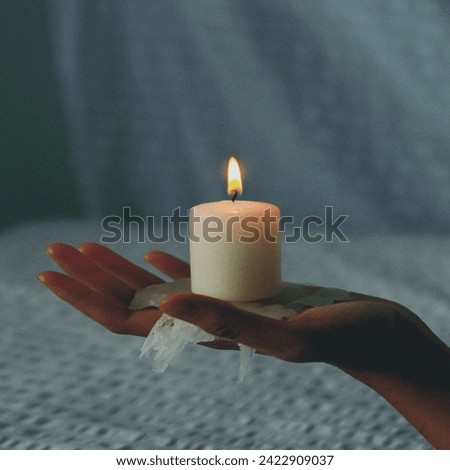 candle on hand beautiful drawing room picture
