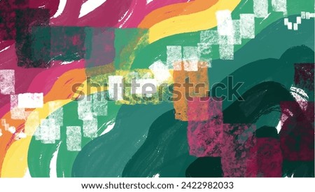 Beautiful abstraction  background digital painting