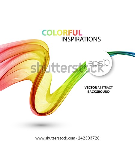 Abstract smoke design background