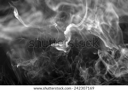 abstraction smoke with black background