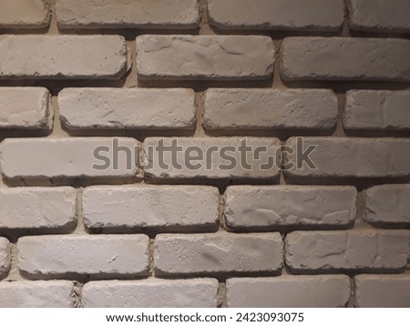 white bricks wall photo background 