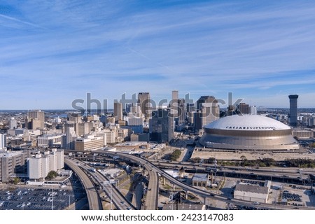 Downtown New Orleans and the Superdome