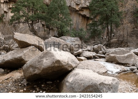Cusarare waterfall in Copper Canyon Landscape