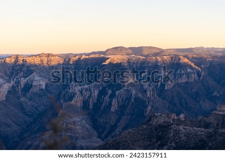 Landscape in the Copper Canyon