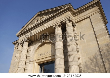 Orangerie museum in Paris - France Royalty-Free Stock Photo #2423162535