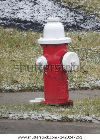 Picture of a fire hydrant outside