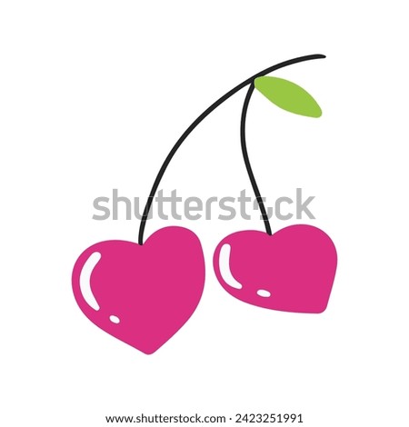 pink calendar, berry , ring heart on valentine day
