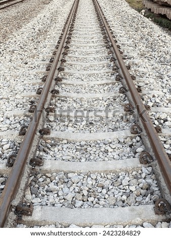 This is a picture of a train track.