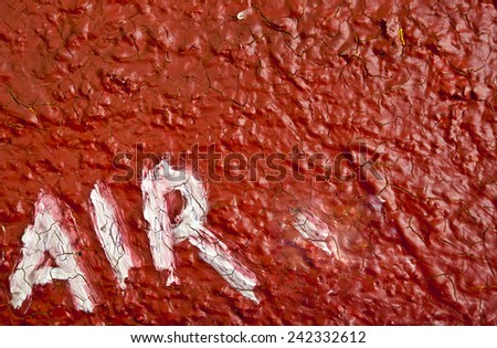 red paint backround air 