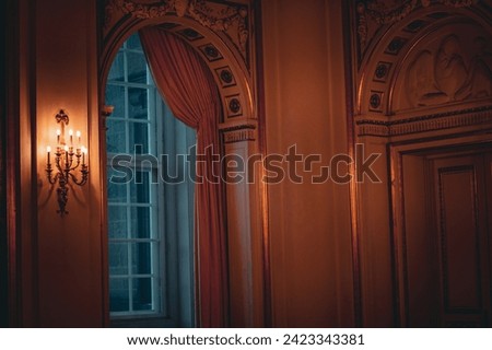 Interior inside a castle in Copenhagen. Where the royal family lives