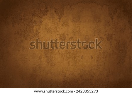 Study background. Chiaroscuro portrait backdrop. Brown and copper color portrait background. Royalty-Free Stock Photo #2423353293