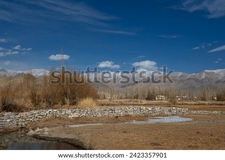 Barren Beauty from Leh in India Royalty-Free Stock Photo #2423357901