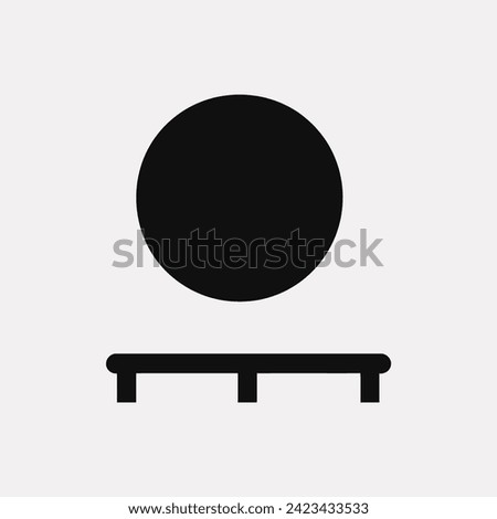 Moonlit mystique icon - Simple Vector Illustration Royalty-Free Stock Photo #2423433533