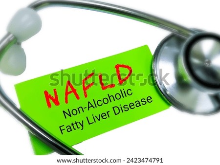 Non-Alcoholic Fatty Liver Disease or NAFLD is the medical term for a range of conditions caused by a buildup of fat in the liver Royalty-Free Stock Photo #2423474791