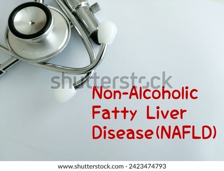 Non-Alcoholic Fatty Liver Disease or NAFLD is the medical term for a range of conditions caused by a buildup of fat in the liver Royalty-Free Stock Photo #2423474793