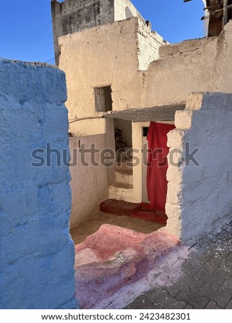Entrance Narrow in the Kasbah of Bhalil Morocco