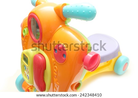 car haul child classic color bright isolated white background