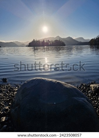 Stunning photos of Derwent Water in the Lake District in the UK Royalty-Free Stock Photo #2423508057