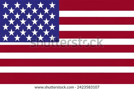 Patriotic Precision: American Flag Vector Graphic and Illustrator Masterpiece