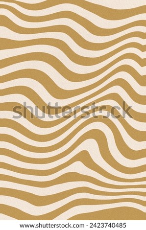 Groovy retro 70s style backgrounds with swirl burst, waves, twisted pattern, and grain paper textures. Vintage wallpaper, template, poster, print, backdrop. Abstract and aesthetic.