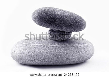 Grey zen stones