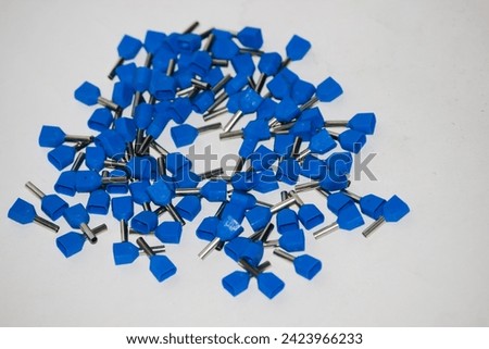photo of cable skuns with Skun Ferrules type on a white background
 Royalty-Free Stock Photo #2423966233