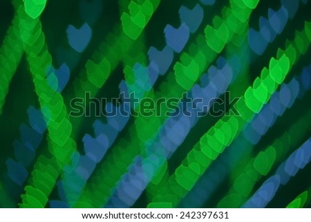 green & blue Bokeh background