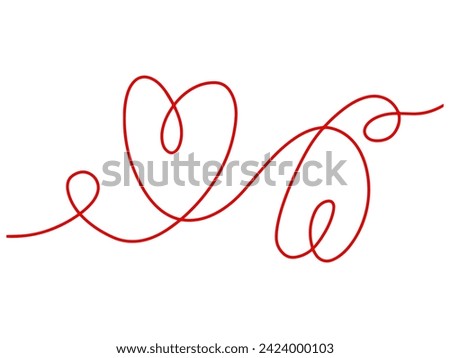 Valentines Love Line Art Background