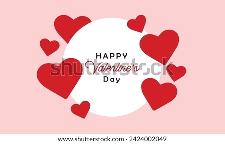 Valentine day card, Wishing card for a day