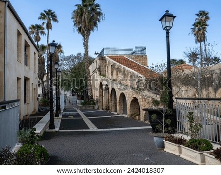 Old streets of Zichron Yaakov, Israel	
