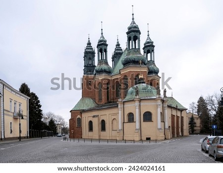 View of the eastern side Poznan Cathedral - Archcathedral Basilica of St. Peter and St. Paul. Poland