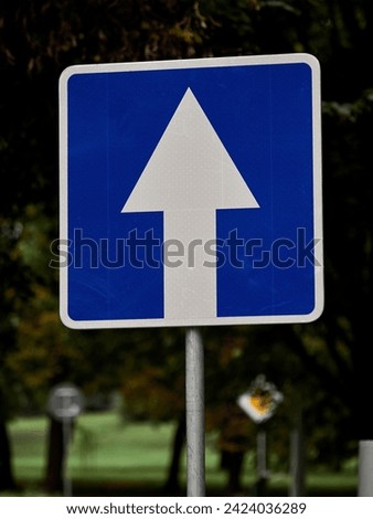 Road signs close up. Traffic Laws