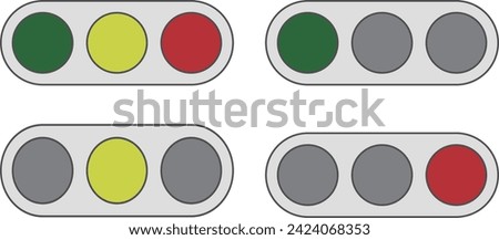 Clip art of traffic light