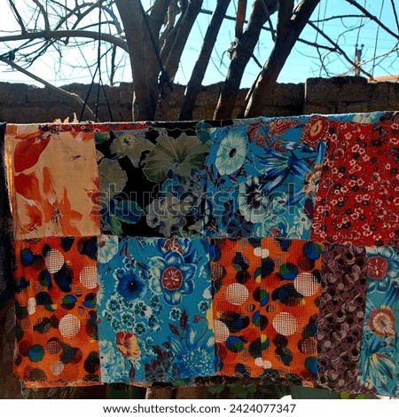 Forty patchwork, fabric, kettle, floral, patterned, patterned, motif, juxtaposition, beautiful, composition, colorful, branch, thread, patchwork, sewing, back round, background, lovely
