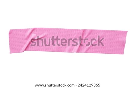 Pink adhesive sticky tapes isolated on white background Royalty-Free Stock Photo #2424129365