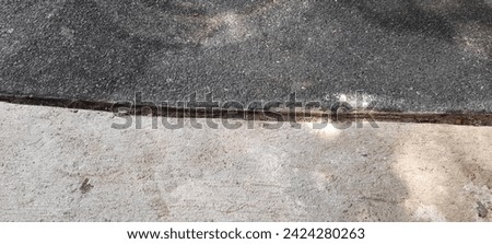 Old concrete background and texture with asphalt and cement floors
