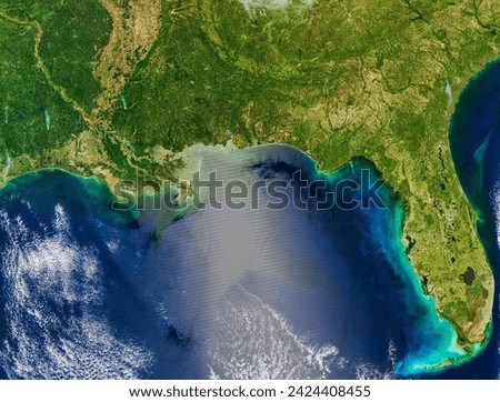 Southeastern United States. Southeastern United States. Elements of this image furnished by NASA.
