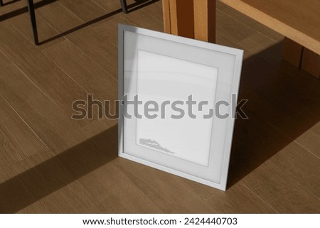 Blank frame mockup design - desk frame