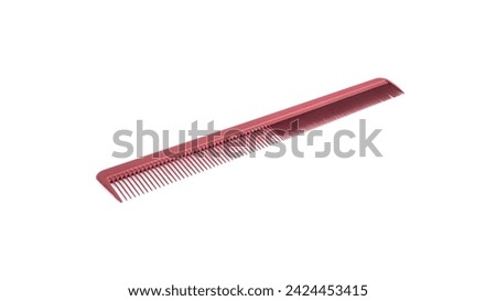 Professional hair comb isolated on white background. Hairbrush isolated. . High quality photo