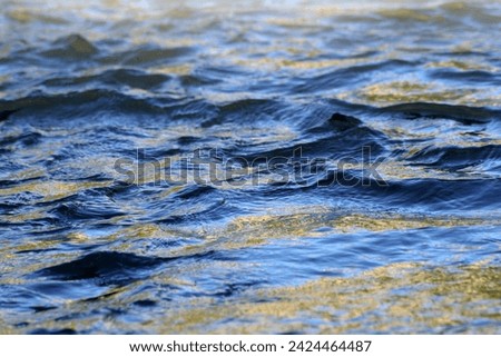 Sea surface as a background