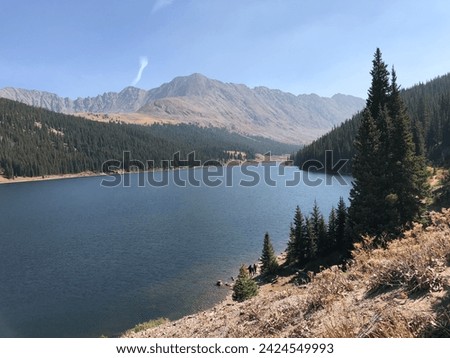 Clinton Gulch Dam Reservoir Summit County Colorado - Lake Royalty-Free Stock Photo #2424549993