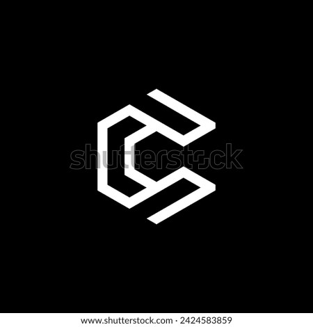 Letter C logo and icon design
