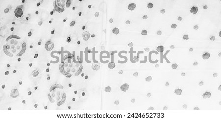 Gray Dots Watercolor. Flower Dot. Indigo Ethnic Design Card. Dark Watercolor Paint Pattern. Gray Background. Small Dots Background. Royalty-Free Stock Photo #2424652733