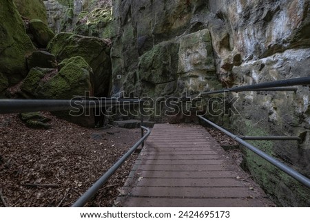 Path through the Devil's Gorge, Germany
